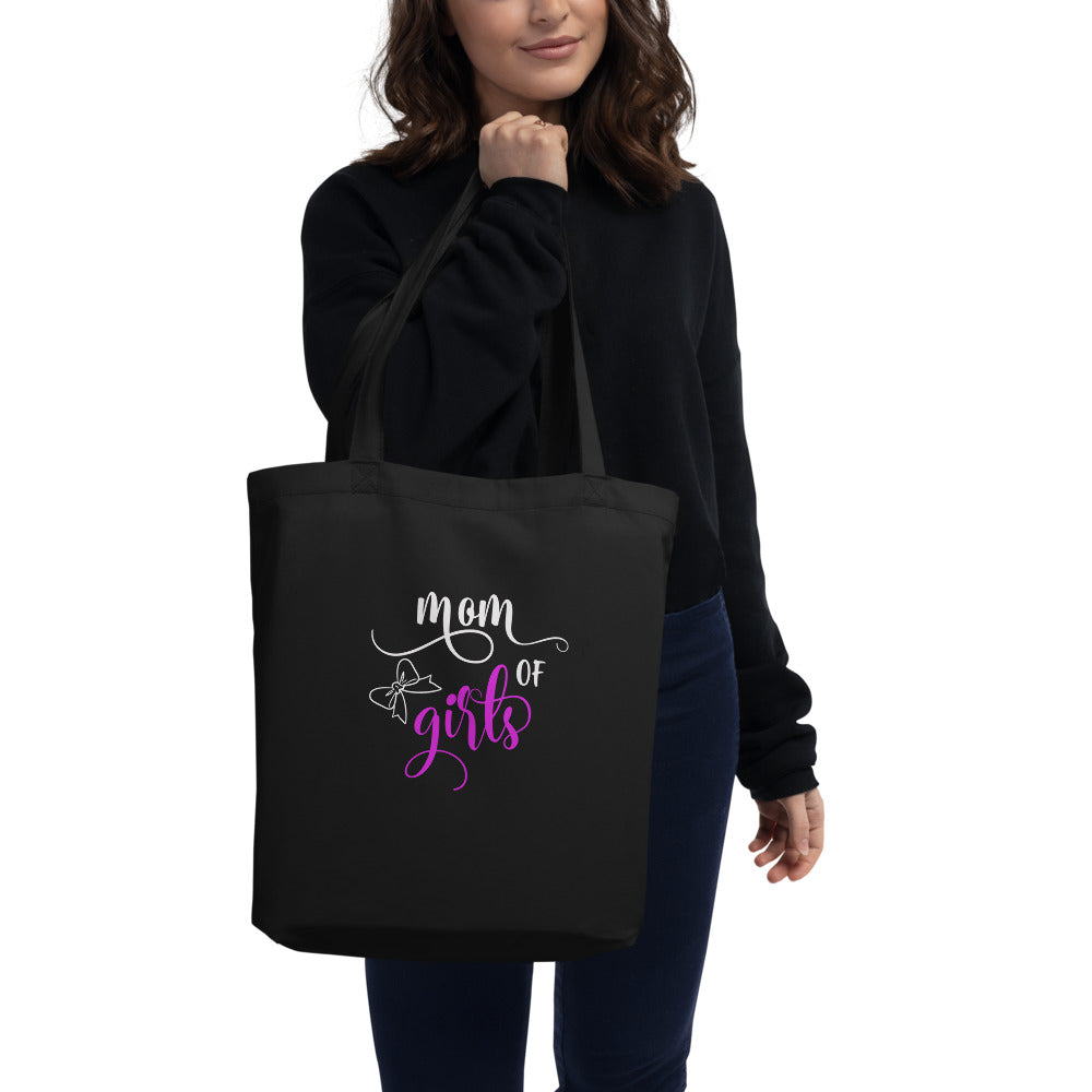 MOM OF GIRLS W Eco Tote Bag