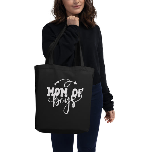 MOM OF BOYS W Eco Tote Bag