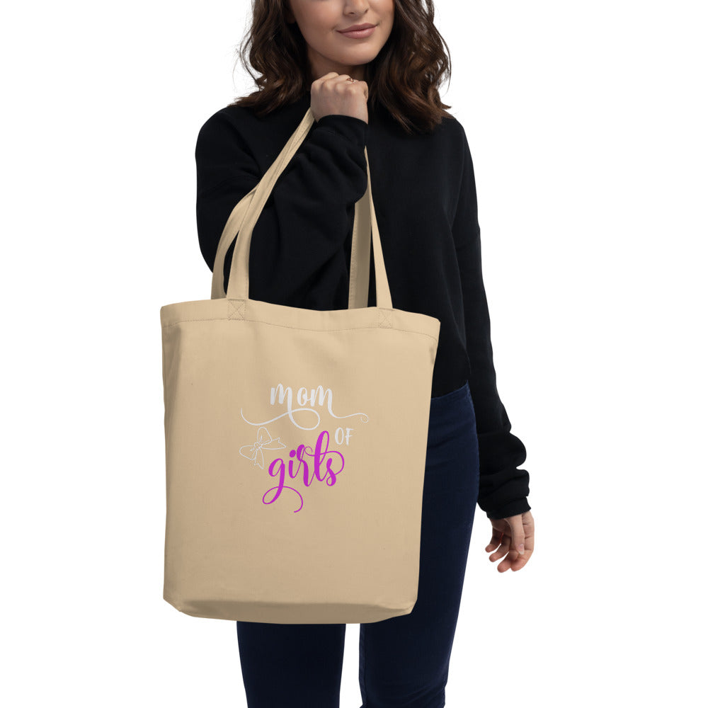 MOM OF GIRLS W Eco Tote Bag