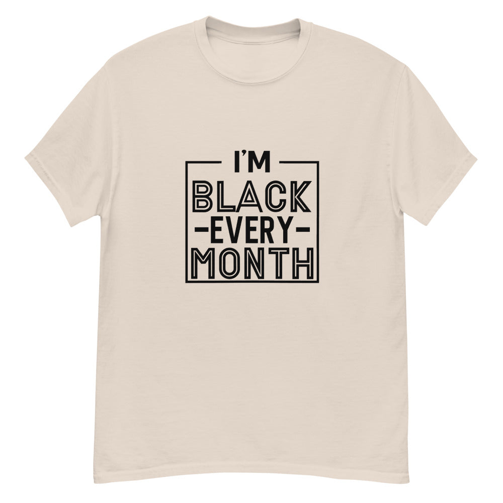 BLACK EVERY MONTH tee