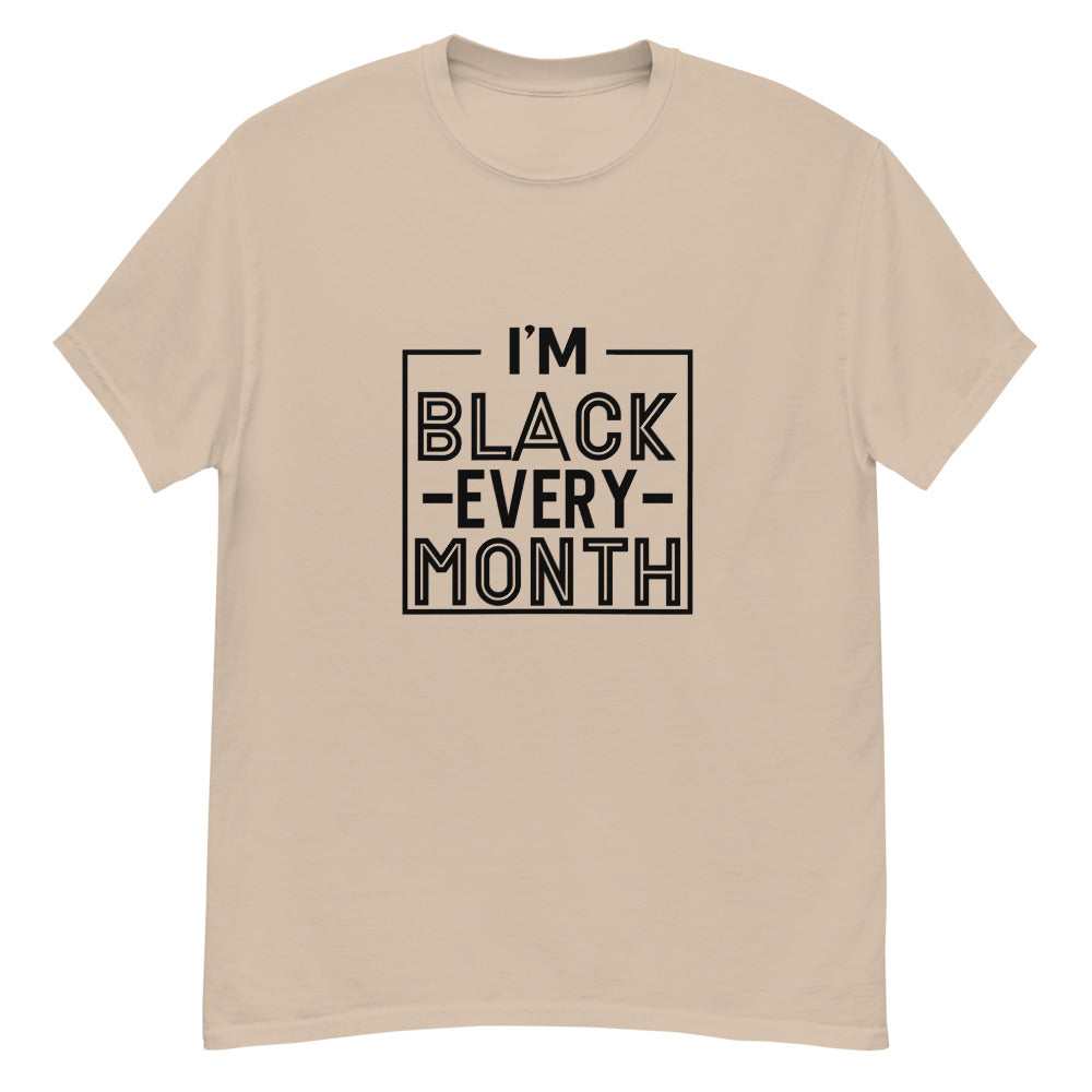 BLACK EVERY MONTH tee