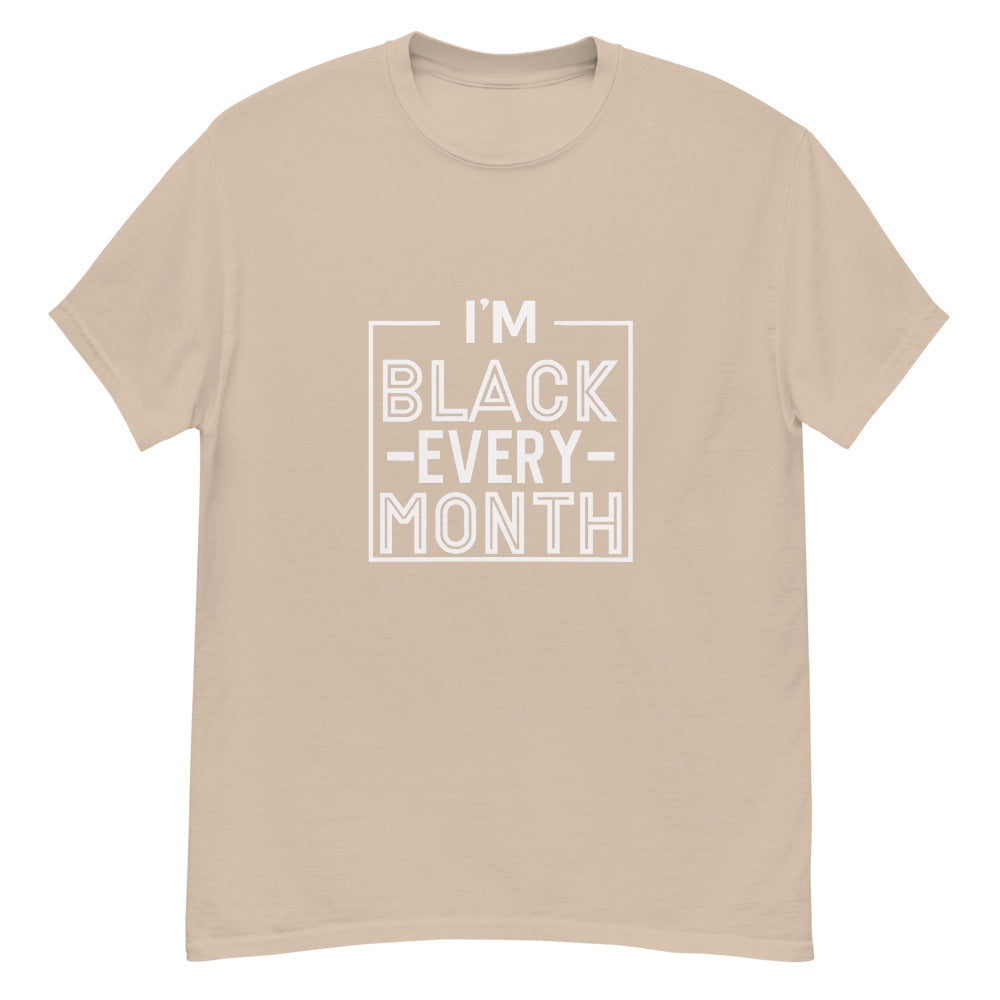 BLACK EVERY MONTH tee