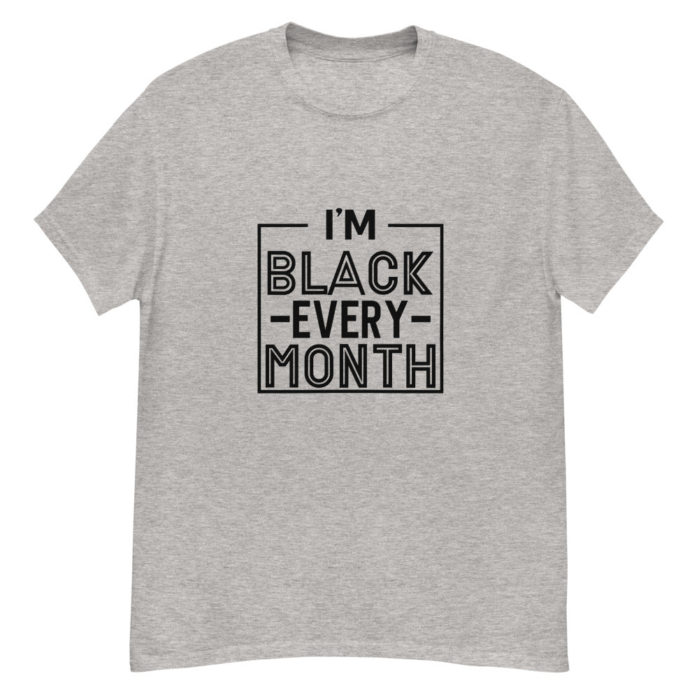 BLACK EVERY MONTH tee