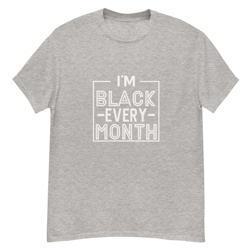 BLACK EVERY MONTH tee