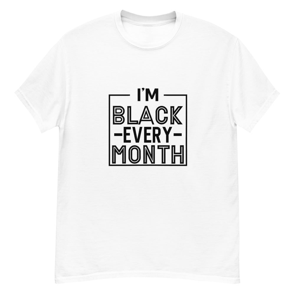 BLACK EVERY MONTH tee