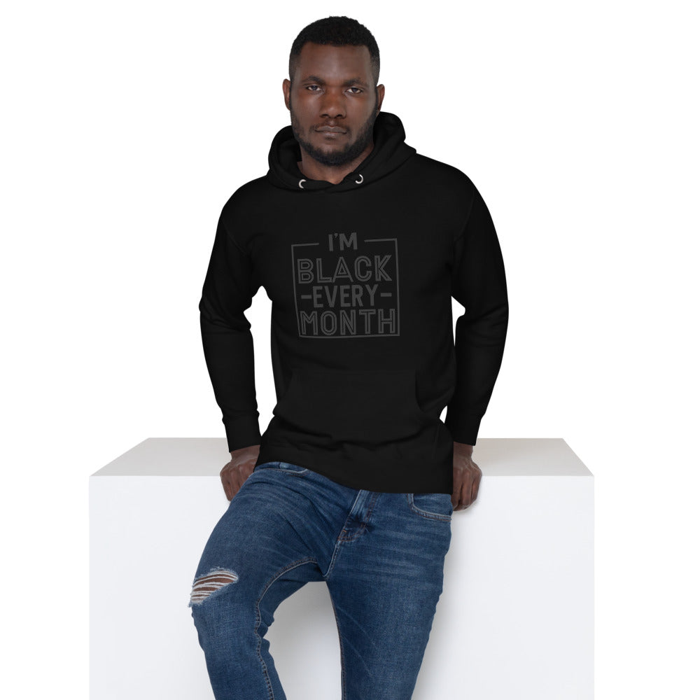 BLACK EVERY MONTH Men's Hoodie