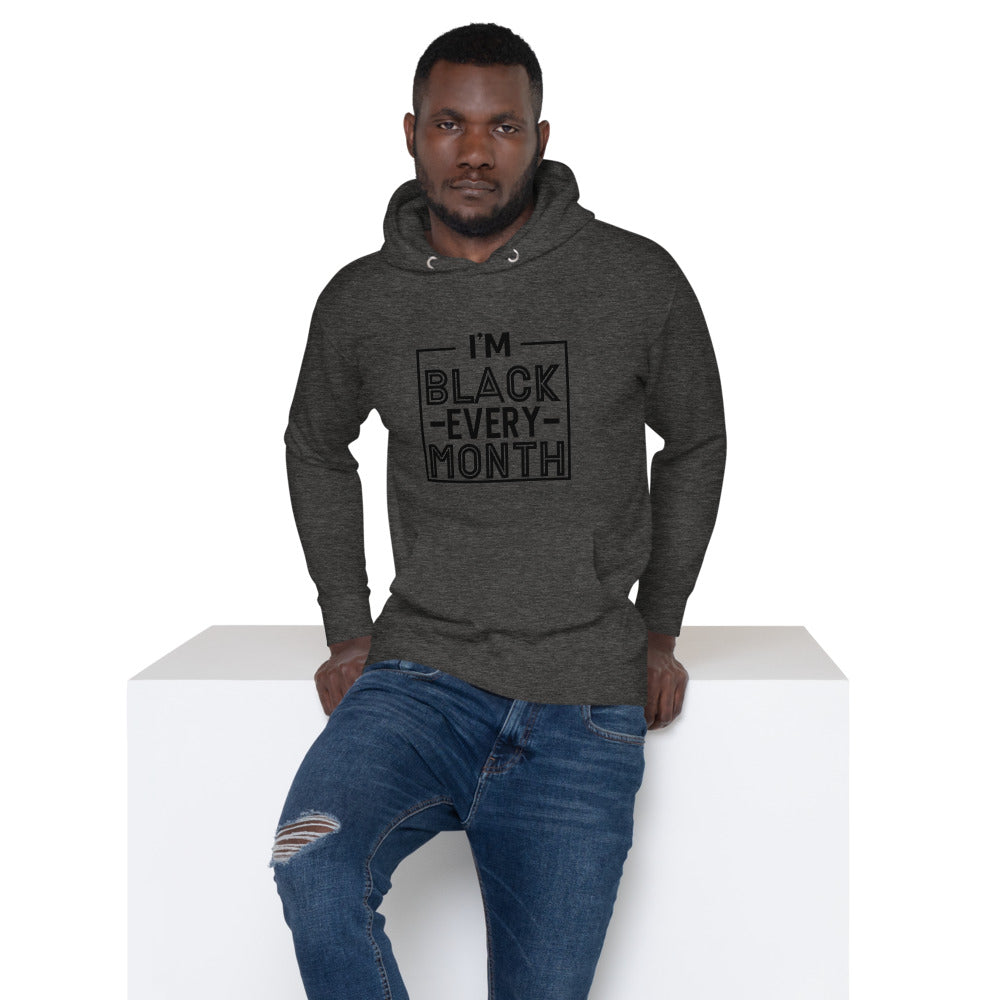 BLACK EVERY MONTH Men's Hoodie