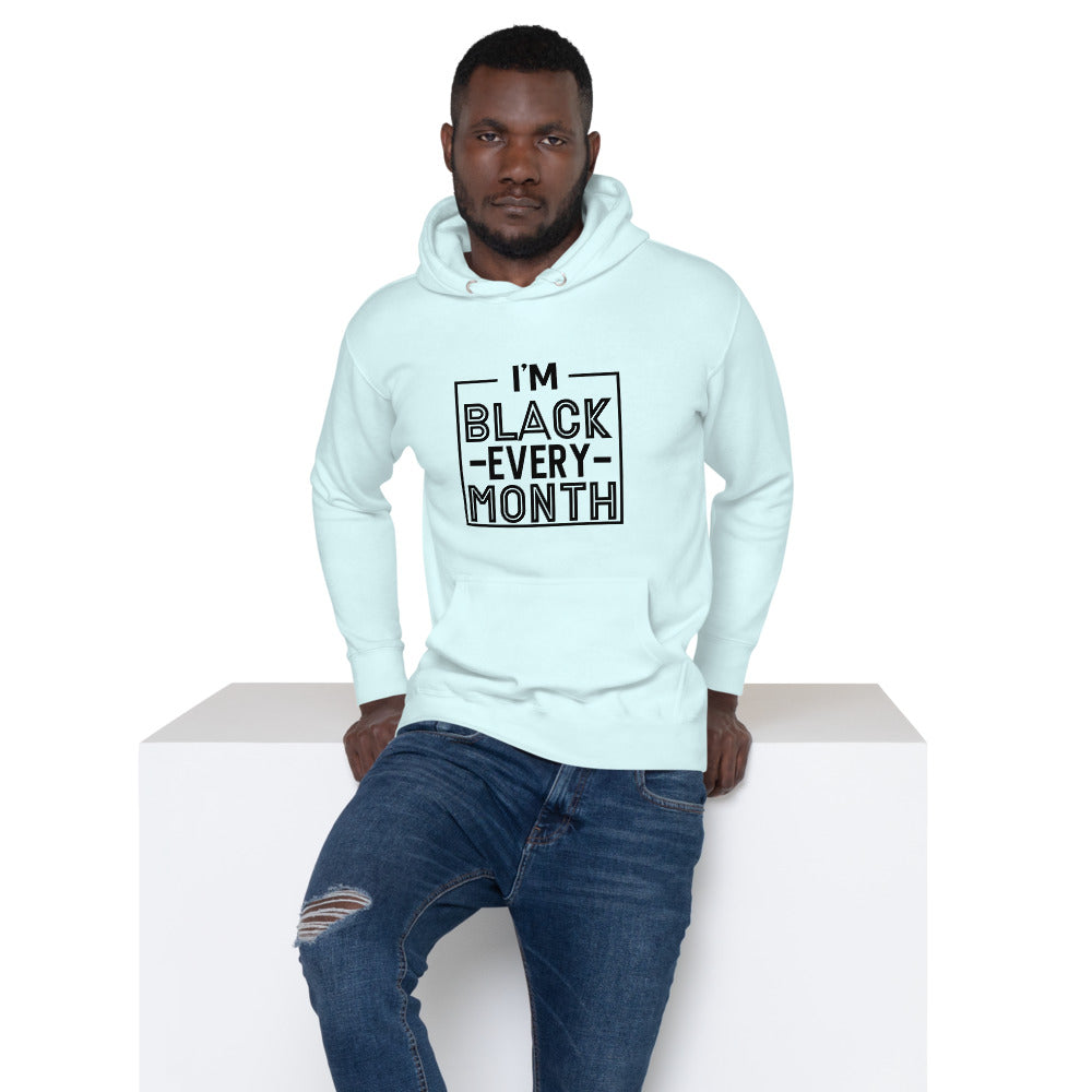 BLACK EVERY MONTH Men's Hoodie