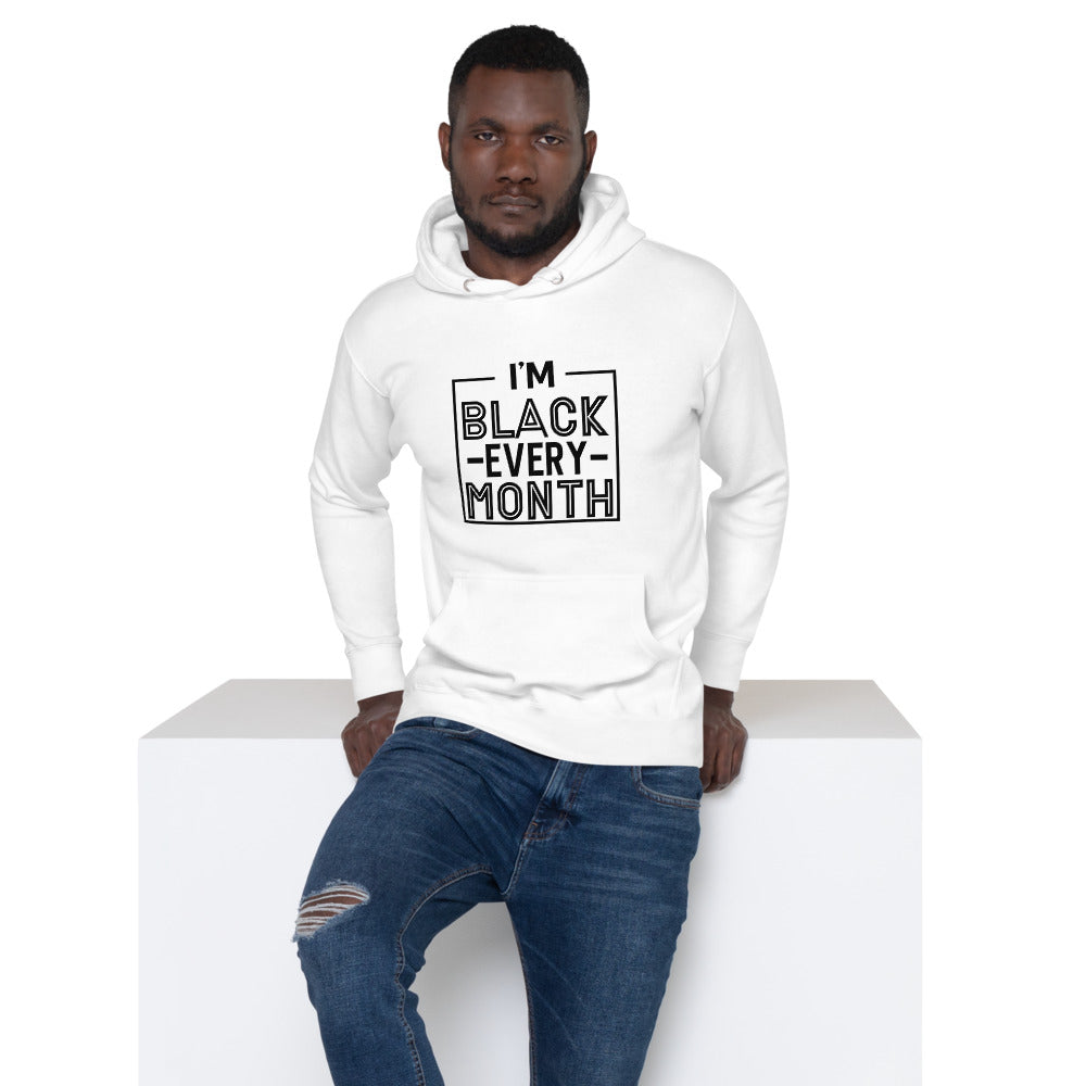 BLACK EVERY MONTH Men's Hoodie